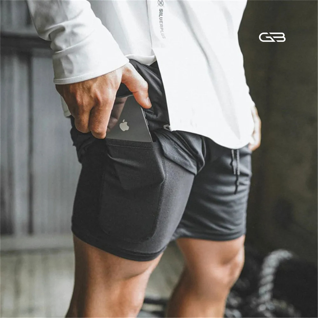 Shorts de compressão masculino