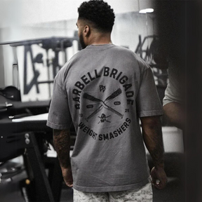 Camiseta Masculina Oversized Barbell Brigade Marinheiro