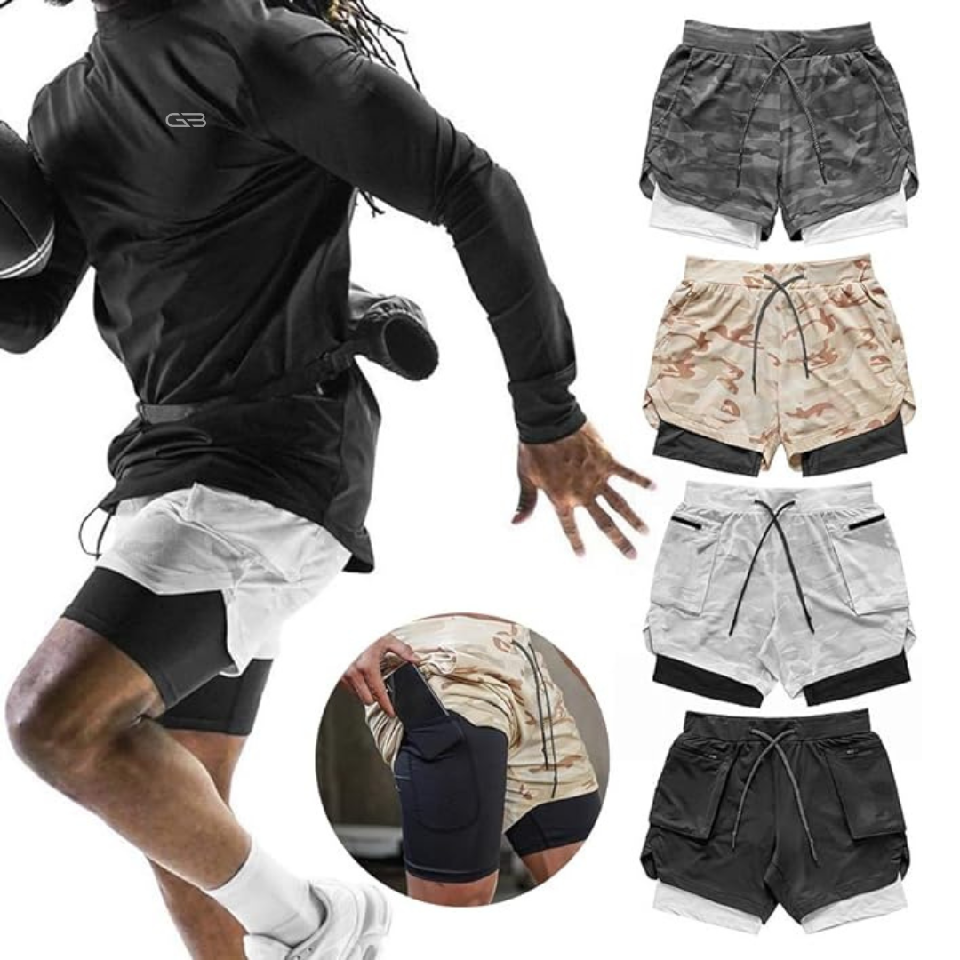 Shorts de compressão masculino