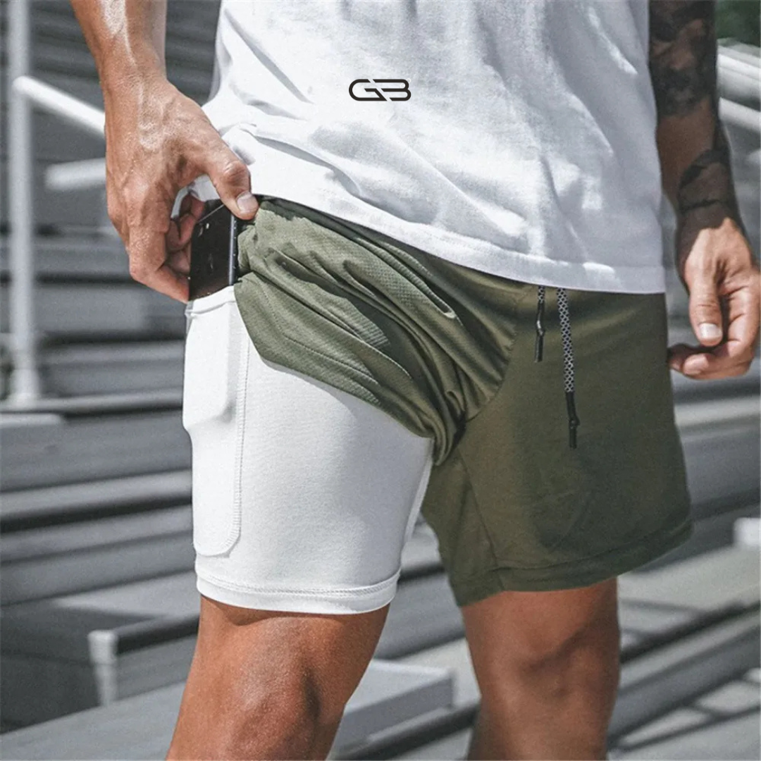 Shorts de compressão masculino