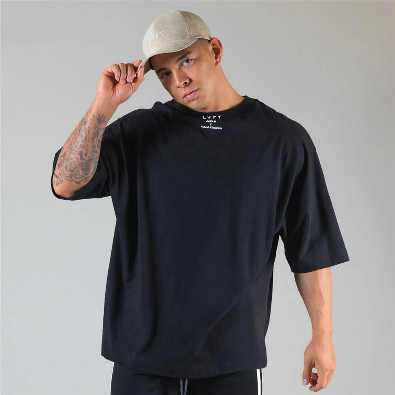 Camiseta Masculina Oversized Gola Redonda LYFT JPxUK