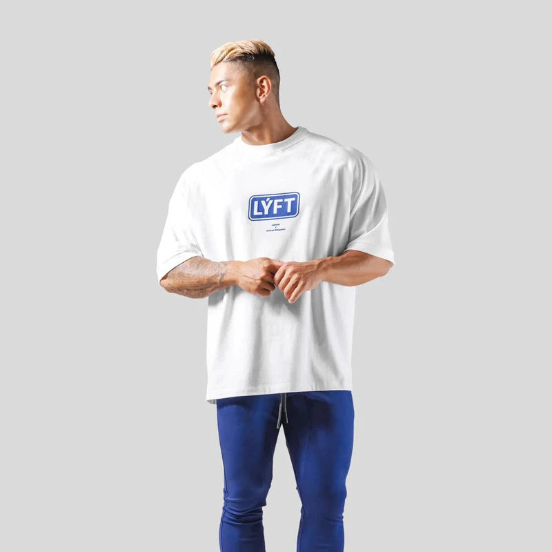 Camiseta Masculina Oversized Frame Letter LYFT®