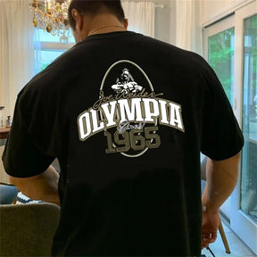 Camiseta Masculina Oversized Mr. Olympia Old School 1965