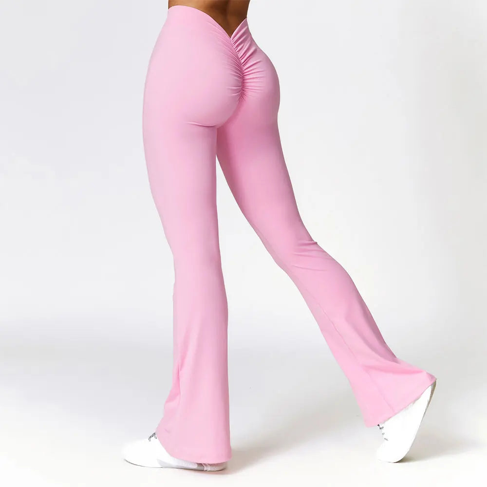 Calça Feminina Flare Cós em V