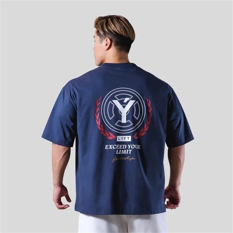 Camiseta Masculina Oversized "Exceed Your Limit" LYFT®