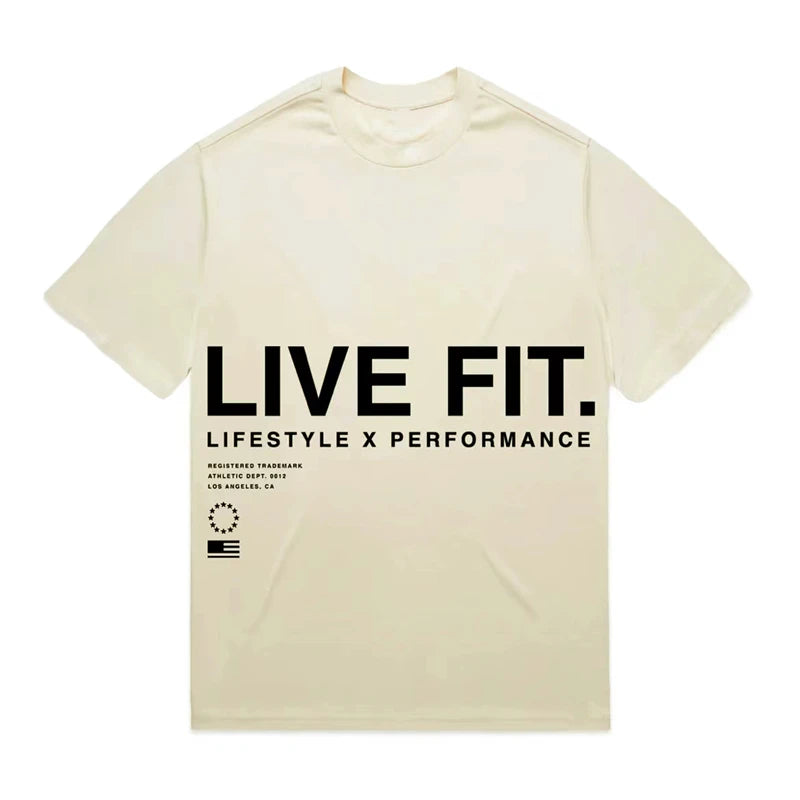 Camiseta Oversized Masculina Lifestyle x Performance LIVE FIT®