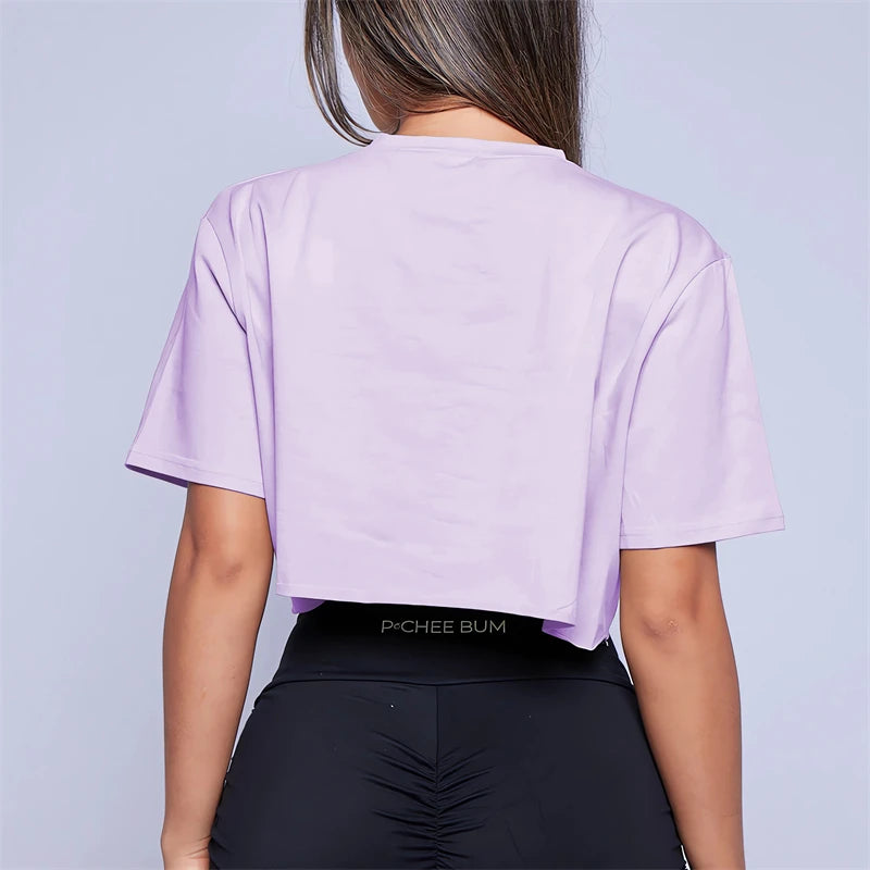 Cropped Feminino Basic Pchee Bum