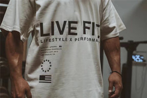 Camiseta Oversized Masculina Lifestyle x Performance LIVE FIT®