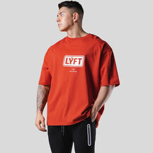 Camiseta Masculina Oversized Frame Letter LYFT®