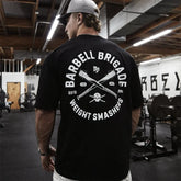 Camiseta Masculina Oversized Barbell Brigade Marinheiro