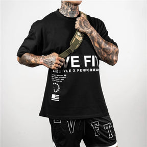 Camiseta Oversized Masculina Lifestyle x Performance LIVE FIT®