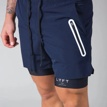 Shorts Esportivo Masculino com Compressão 2 em 1 LYFT®