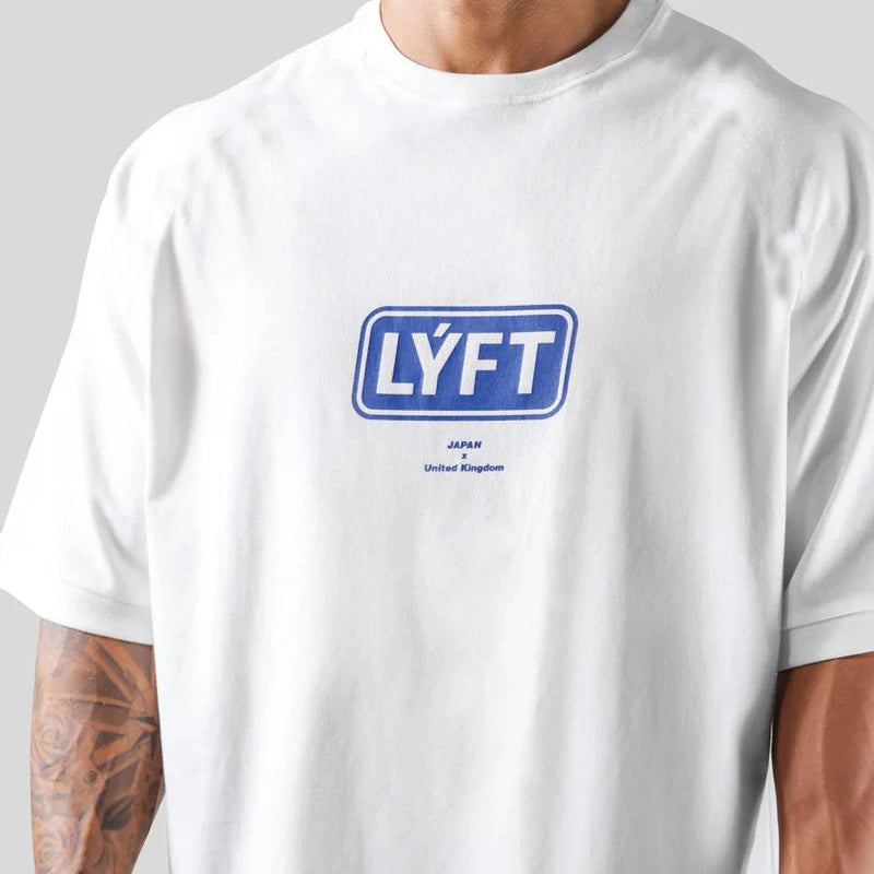 Camiseta Masculina Oversized Frame Letter LYFT®