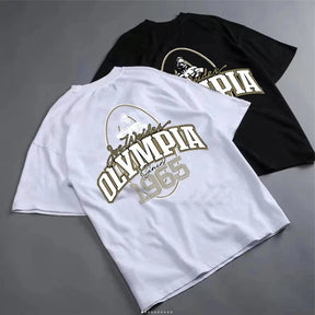 Camiseta Masculina Oversized Mr. Olympia Old School 1965