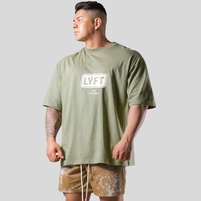 Camiseta Masculina Oversized Frame Letter LYFT®