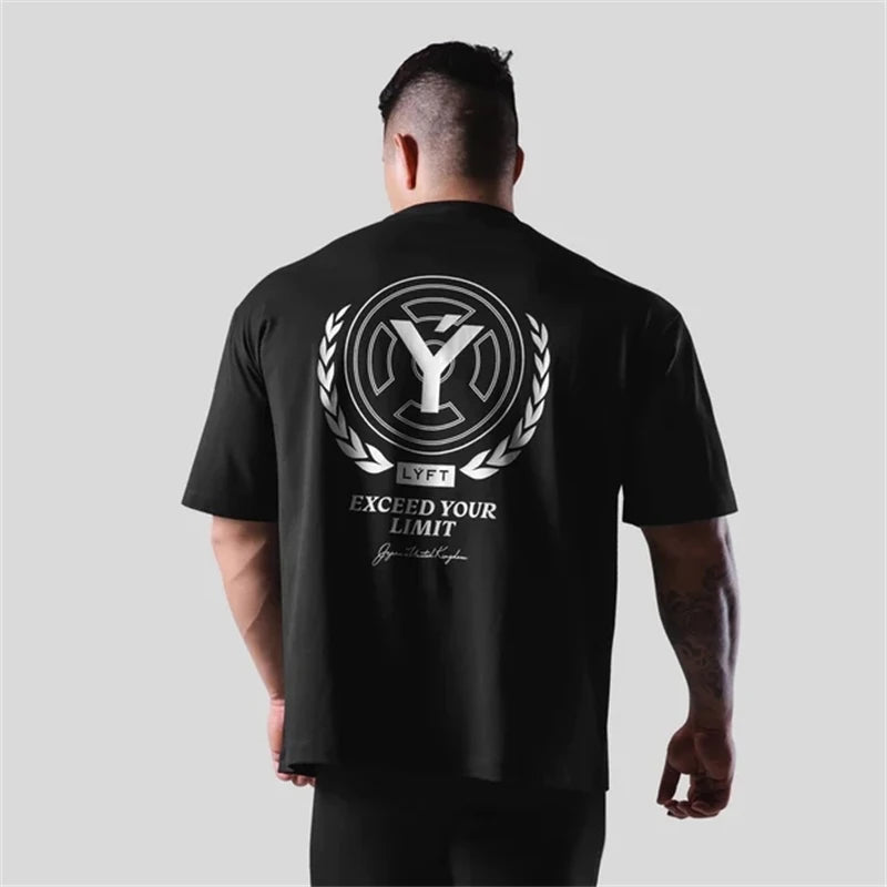 Camiseta Masculina Oversized "Exceed Your Limit" LYFT®